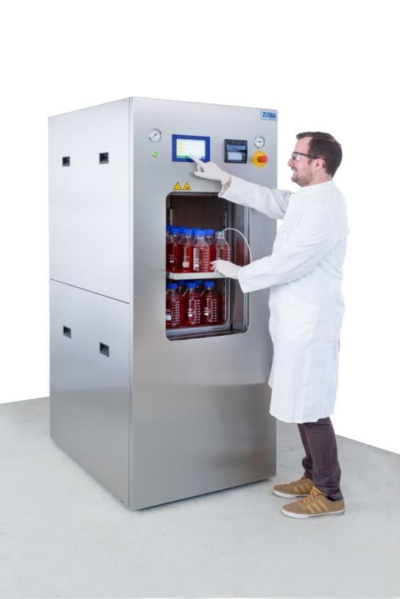 Autoclave horizontal