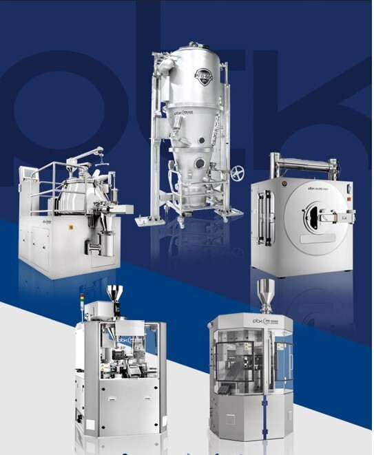 Línea de proceso para pharma y nutricéuticos PTK